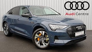 USED 2020 AUDI E-TRON 55 SPORTBACK 265KW QUATTRO 4DR BLACK EDITION | AUDI CENTRE