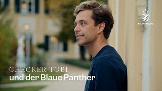 Tobi Checker und der Blaue Panther bei der Porzellan Manufaktur Nymphenburg