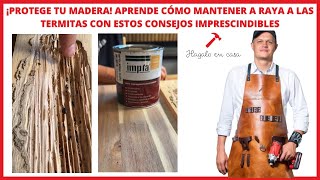 ¡Protege tu madera! Aprende cómo mantener a raya a las termitas con estos consejos imprescindibles