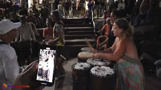 Drum Battling at the Asheville Drum Circle