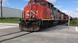 CN 559 entering the Bramalea Business Park crossing Clark BLVD 09/26/2018