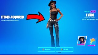 Buying New Skin Lyric - Coachella Bundle - Fortnite