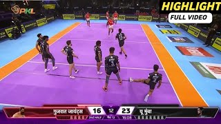 Gujarat Giants vs U Mumba Full Match Highlights Video 2204 | Pro Kabaddi League 2024