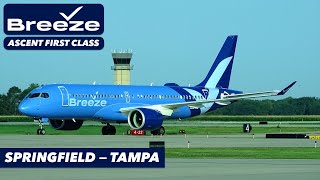 Breeze A220 ASCENT FIRST CLASS | Springfield to Tampa