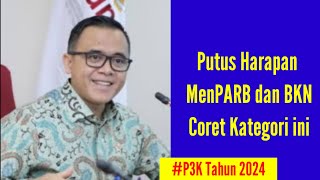 PUTUS HARAPAN | MENPARB DAN BKN CORET KATEGORI INI