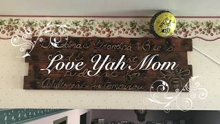 Simple Rustic Wood Sign