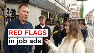 RED FLAGS in job adverts