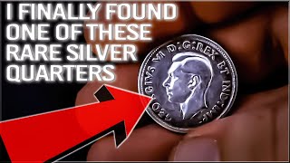 SEARCHING THROUGH 100,000+ QUARTERS TO FINALLY FIND THIS OLD SILVER COIN!!