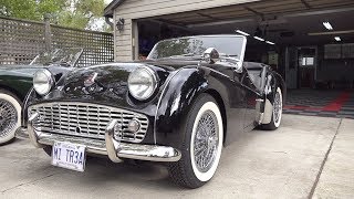 Steve McCutcheon and his 1959 Triumph TR3A