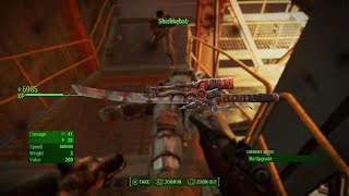 Fallout 4 PS5 Remastered how to unlock shishkebab unique weapon