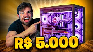 O MELHOR PC GAMER DE R$5000 PARA RODAR TUDO EM 2024 E FAZER LIVES!