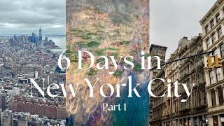 NYC in 6 Days - A Dream Itinerary for Art, Galleries, Luxury Shopping, Gourmet Experiences |NYC vlog