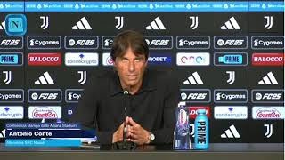 ANTONIO CONTE si EMOZIONA per l'Accoglienza allo JUVENTUS STADIUM