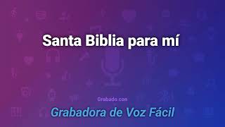 Santa Biblia para mí