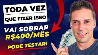 4 TRUQUES PRA ECONOMIZAR R$400 P/MÊS! Como economizar mais dinheiro no dia a dia (EM 4 PASSOS)