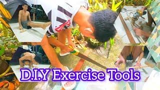 DIY Exercise Tools / Parallettes / Abang Momoi Berdikari Membuat Peralatan Exercise Sendiri