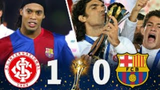 INTERNACIONAL 1 x 0 BARCELONA-FINAL DO MUNDIAL DE CLUBES DE 2006 DA(FIFA)