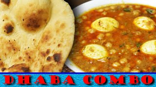 Lahori Style Anddy Choly And Home Made Naan | No Yeast No Tawa No Oven | Khanam's Kitchen