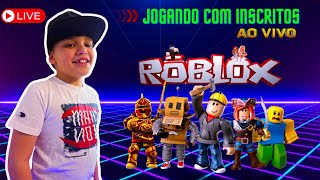 🔵 ROBLOX | JOGANDO COM INSCRITOS | 🎯🎮 #live #roblox #gameplay