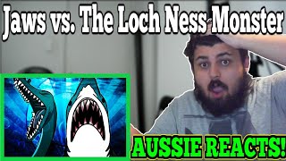 AUSSIE REACTS! Jaws vs The Loch Ness Monster #jaws #rapbattle #freshykanal