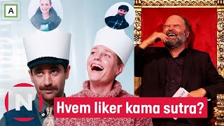 Solveig Kloppen rødmer når hun prøver å gjette hvem hun har på hodet | Kongen befaler | TVNorge