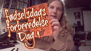 Fødselsdags forberedelse 🇩🇰 Dag 1