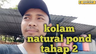 Proses PEMBUTAN KOLAM natural part #2