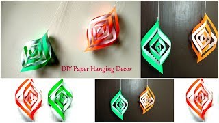 DIY Paper Wall Hanging | Easy Festive Decoration Ideas | Independence Day Decoration