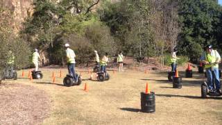 Segway Obstacle Course at Kangaroo Point Parkland