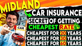 Only $139/M 😱 Cheapest Car Insurance in Midland 🎯