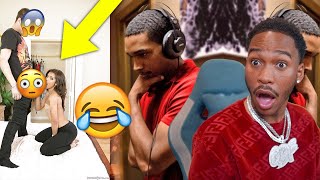 HE CAUGHT HIS GIRLFRIEND SUCKIN UP HIS OPPS & ALMOST KILLED HER FOR IT! ( REACTION )