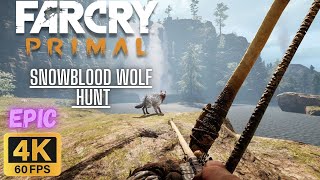 Epic Snowblood Wolf Hunt l Far Cry: Primal (4K60FPS No Commentary)