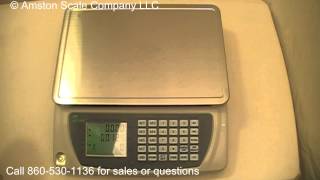 High/Low Checkweigh Feature on the Amston Scales LCT Large Counting Scale