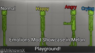 Emotions Mod Showcase in Melon Playground! (V1.0)