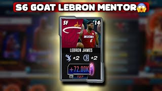 Made Free S6 GOAT Lebron James Mentor For 900k Pwr Lebron James And Maxed S6 GOAT Dwayne Wade