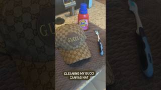 How to clean Gucci Canvas #gucci #designerbrands #justforfun