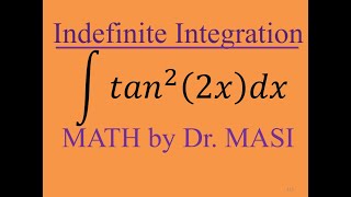 What is the Integral of tan^2(2x)