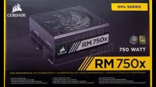 Corsair RM750x - Fuente de alimentación , 80 Plus Gold, 750W