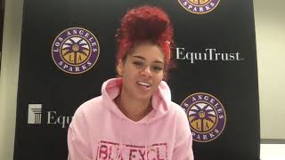 LA Sparks Exit Interviews: Nia Coffey, Amanda Zahui B., Lauren Cox