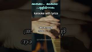 akale akale palli minaram | karaoke with lyrics | ajmalbasheerofficial #music #cover #youtubeshorts