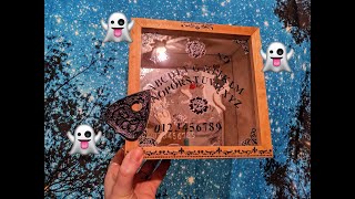 DIY Ouija Board Shadowbox || with Ghost 👻