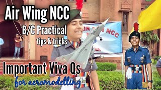 10 Most important Questions for Aeromodelling Viva in air wing NCC for B/C certificate examination