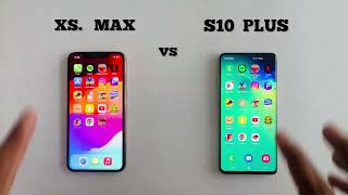 Samsung S10 Plus vs iphone Xs Max in 2024 | Speed Test