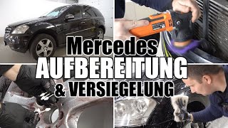 LACKAUFBEREITUNG & KERAMIKVERSIEGELUNG MERCEDES ML 320 CDI I SCC CUSTOMS | #scccardetailing