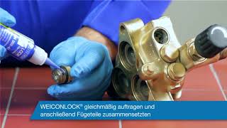 WEICON Kleb- und Dichtstoff AN302-43, Schraubensicherung, mittelfest