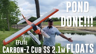 E-flite - Carbon Z Cub SS - 2.1m - Float Flight + Pond Update