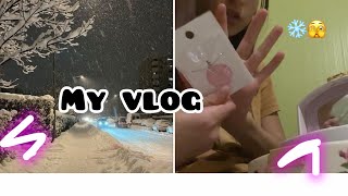 My vlog 💋❄️😭🫣#актив