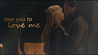 Daenerys & Jon [Lose you to love me ~ Selena Gomez]