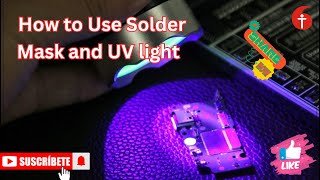 How to Use Solder Mask and UV light . টেলিকম আইনক্স (মোবাইল রিপেয়ারিং ট্রেনিং সেন্টার )