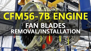 CFM56-7B FAN BLADES REMOVAL/INSTALLATION